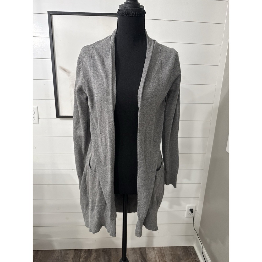 Dreamers Women's Open Front Cardigan Size M/L Gray